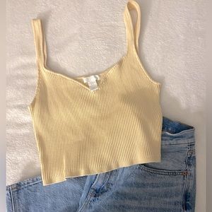 h&m | rib-knit viscose blend | xl